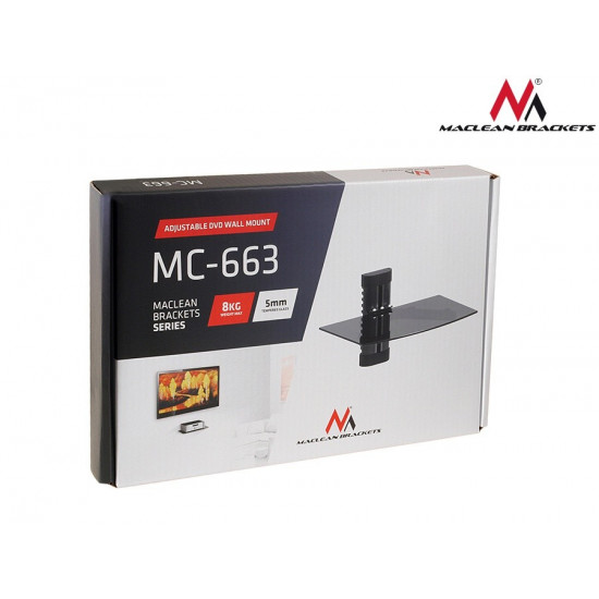 DVD shelf holder for single 8kg MC-663