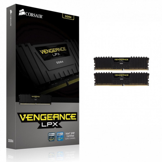 DDR4 Vengeance LPX 16GB/3000(2*8GB) CL15-17-17-35 BLACK 1,35V XMP 2.0