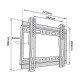 TV wall mount TB-250 up to 42 40kg max VESA 200x200