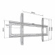 TV wall mount TB-750 up to 65 40kg max VESA 600x400