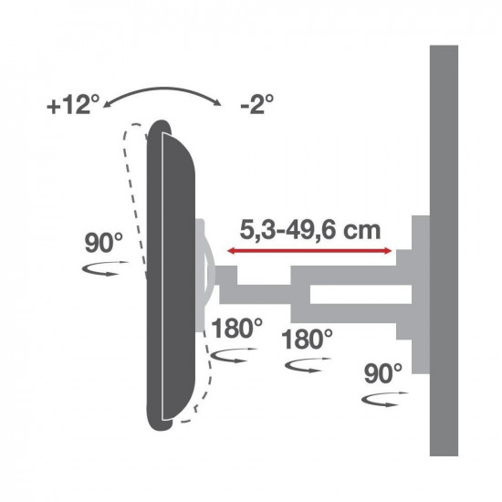 Wall mount for TV LCD/LE D 40-80inch 50kg VESA