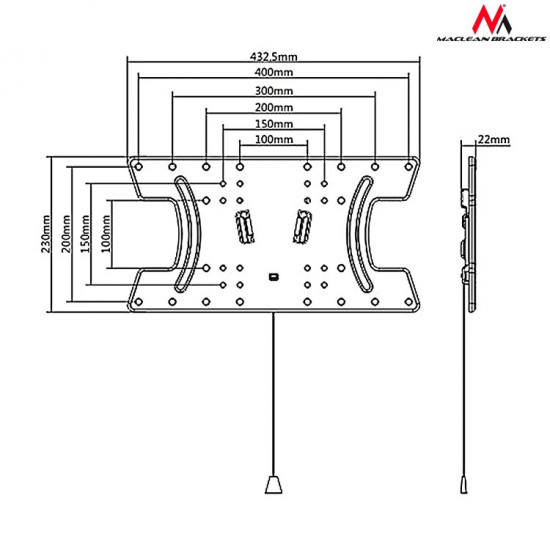 TV Bracket For OLED TV 32-65 Max 30KG MC-809