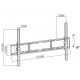 TV wall mount up to 80 35kg TB-751E