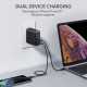 PA-D3 Wall Charger 2xUSB Power Delivery (1xUSB+1xUSB C) 5.4A 60W Dynamic Detect