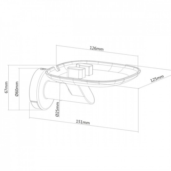 Wall Bracket For Sonos One MC-840