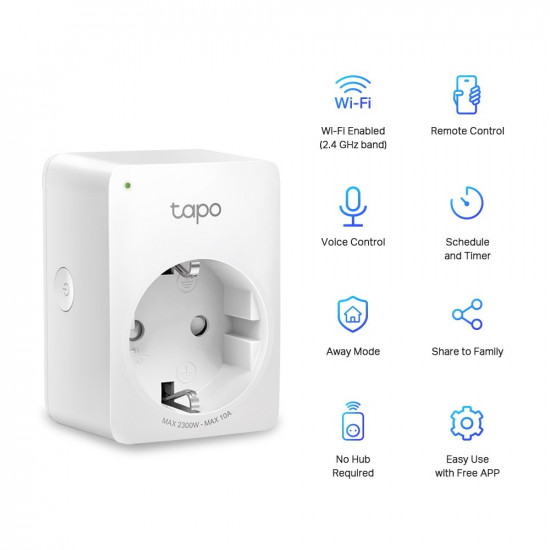 TP-Link Tapo P100(1-pack) Smart Plug WiFi