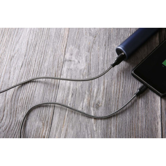 Quick Charge micro USB-USB | 1.2m | 5A | 480 Mbps | CB-AM1 Black cable