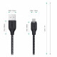 Quick Charge micro USB-USB | 1.2m | 5A | 480 Mbps | CB-AM1 Black cable