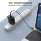 Wall Charger 2xUSB Power Delivery (1xUSB A+1xUSB C) 5.4A 30W Dynamic Detect PA-D1