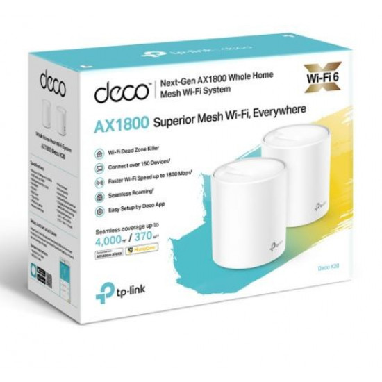 System Wi-Fi Deco X20(2-pack) AX1800