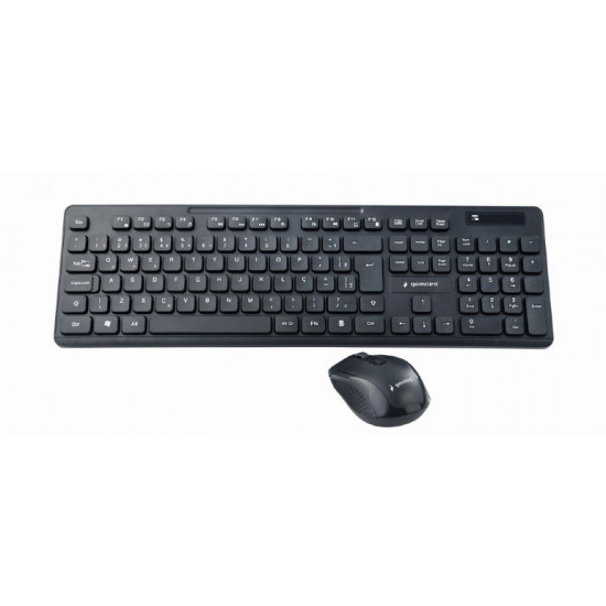 Set keyboard+mouse black/wireless US