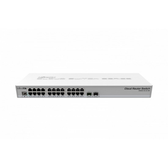 MikroTik Switch24xGbE 2 xSFP+CRS326-24G-2S+RM-M