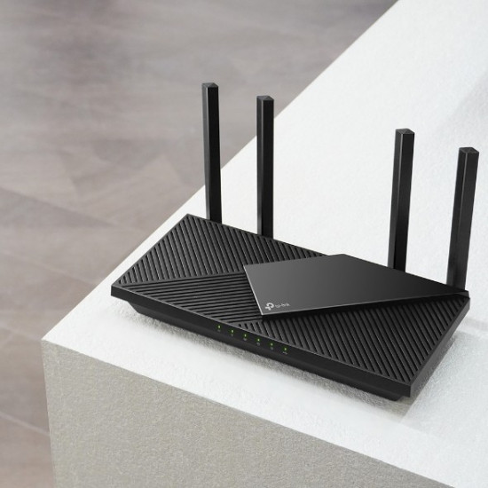 Wireless Router|TP-LINK|Wireless Router|3000 Mbps|Wi-Fi 6|IEEE 802.11a|IEEE 802.11 b/g|IEEE 802.11n|IEEE 802.11ac|IEEE 802.11ax|USB 3.0|3x10/100/1000M|1x2.5GbE|LAN WAN ports 1|Number of antennas 4|ARCHERAX55PRO