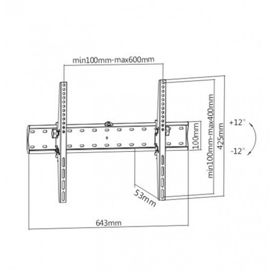 TV Wall Mount 37-70 inch tilt