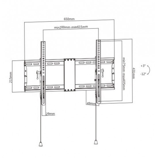 TV Wall Mount 37 -80 inch tilt