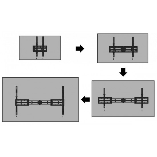 TV SET ACC WALL MOUNT/WL35S-950BL19 NEOMOUNTS