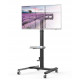 Mobile LCD/LED stand 32-70 inches, 40 kg with a shelf