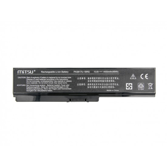 Battery for Toshiba L700, L730, L750 4400 mAh (48 Wh) 10.8 - 11.1 Volt