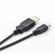 Cable USB - Mini USB 1m. black