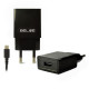 Travel charger 1x USB + lightning 1A black