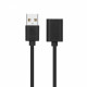 Extension cord USB AM-AF 1.8 m black