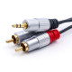 Cable 2xRCA Mini Jack 3.5mm