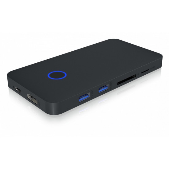 ICY BOX IB-DK2108M-C PD 100W, USB-C,8in1,NVM