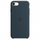 Silicone case for iPhonea SE - abbys blue