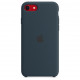 Silicone case for iPhonea SE - abbys blue