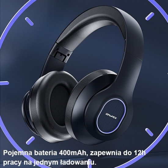 Bluetooth Headphones A100BL Black