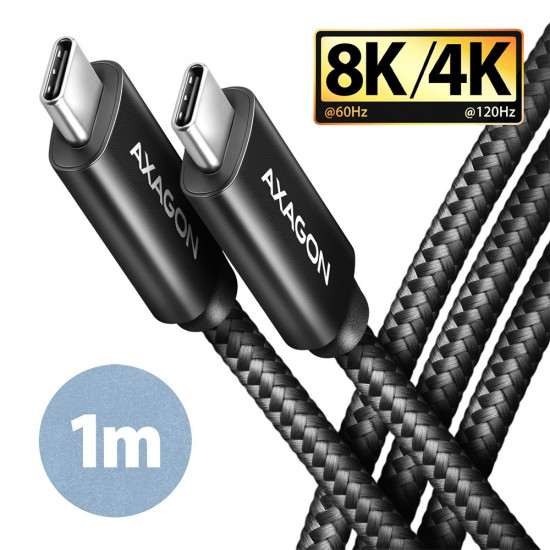 AXAGON BUCM432-CM10AB c able USB-C-USB-C, USB4.