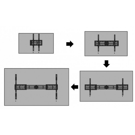 TV SET ACC WALL MOUNT/WL30S-950BL19 NEOMOUNTS