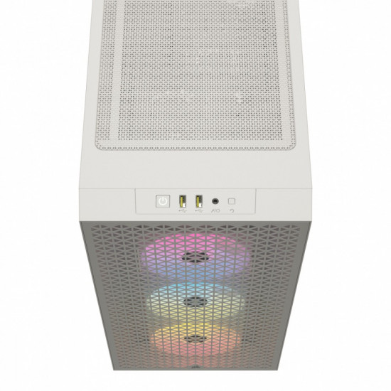 Case 3000D Airflow RGB TG Mid-Tower White