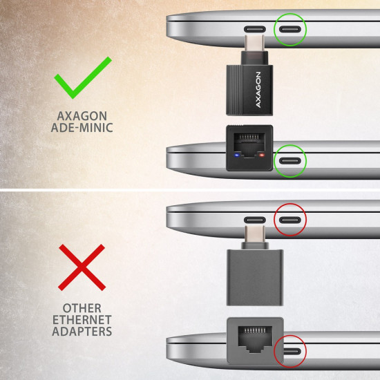 ADE-MINIC USB-A 3.2 Gen 1 MINI LAN adapter 1Gbi