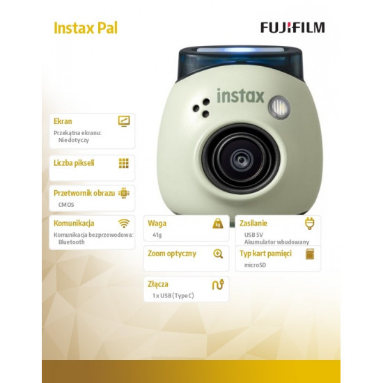 Camera Instax Pal pistachio green