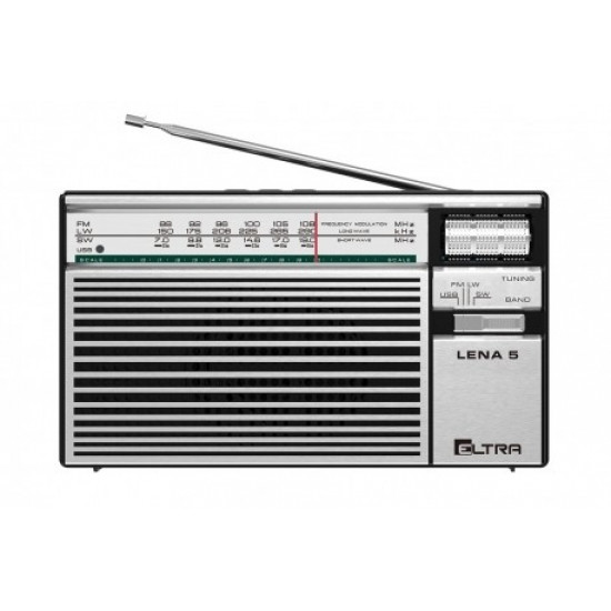 ELTRA Radio LENA 5 USB silver