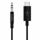 Adapter USB-C for 3,5mm Audio 1,8m black