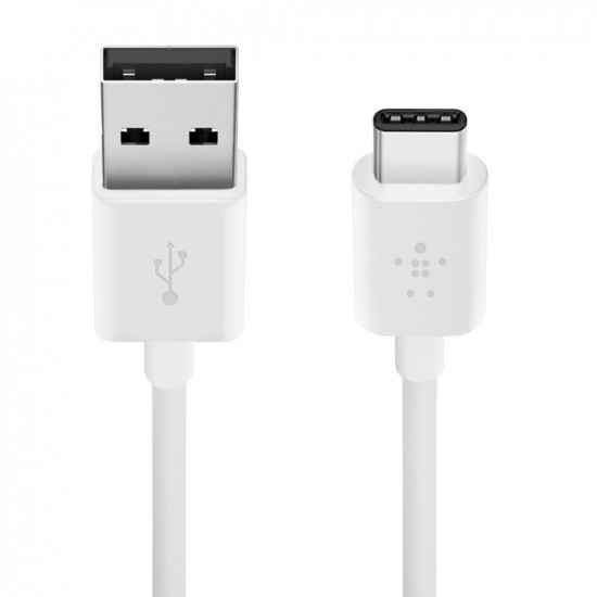 USB-A to USB-C Cable 3m White