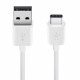 USB-A to USB-C Cable 3m White