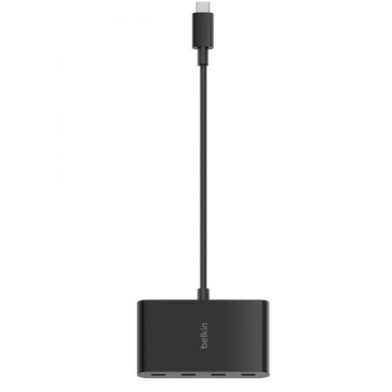 USB-C to 4xUSB-C Hub Black