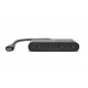 USB-C to 4xUSB-C Hub Black