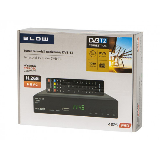 Tunner DVB-T2 4625FHD H.265