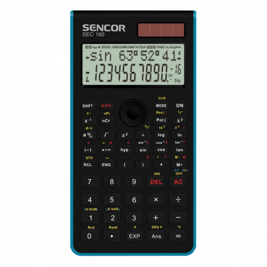 Kalkulator szkolny naukowy SEC 160 BU