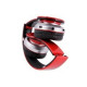 Stereo headphone bluetooth CRISTAL red