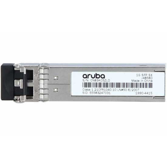 ARUBA 1G SFP LC SX 500m MMF XCVR J4858D