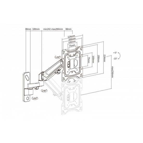 Monitor Wall Mount DA-90428