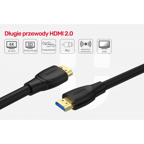 HDMI CABLE HIGH SPEED 2.0 4K 7M C11068BK