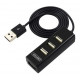 Hub 4xUSB 2.0, Y-2140, black