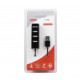 Hub 4xUSB 2.0, Y-2140, black