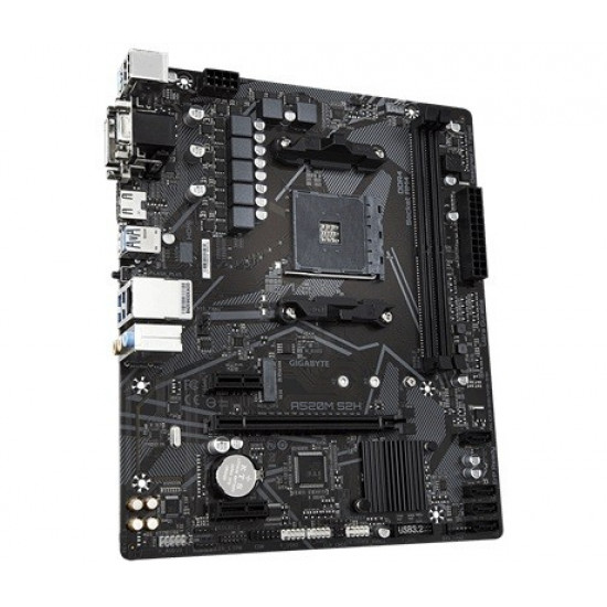 Motherboard A520M S2H AM4 2DDR4 M.2 HDMI/DVI mATX